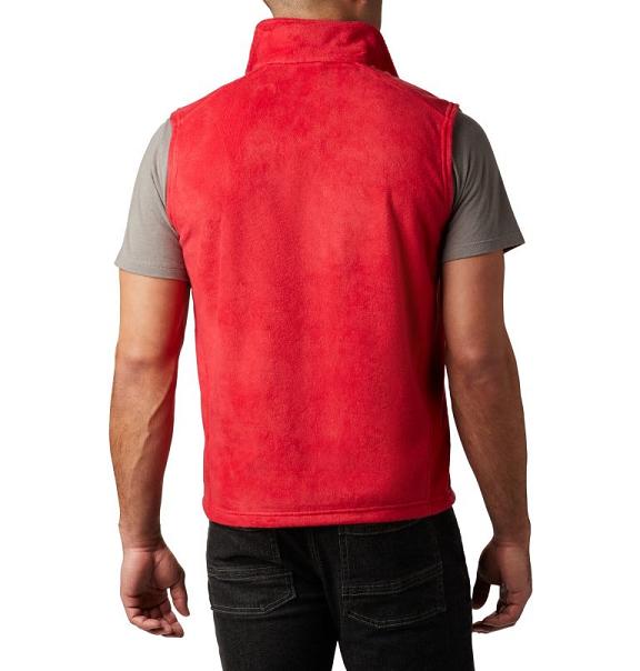 Columbia Steens Mountain Vest Red For Men's NZ27603 New Zealand